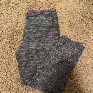 RBX Heather Gray and Magenta Leggings